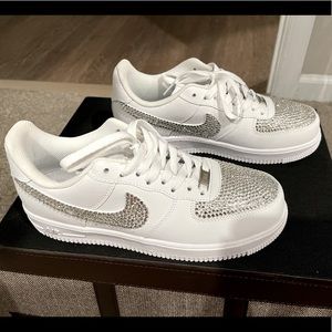 Crystal white Nike Air Force 1 sneakers never worn